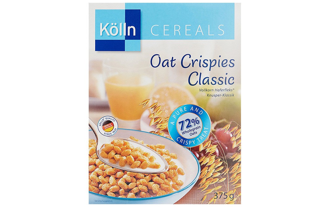 Kolln Oat Crispies Classic Cereals   Box  375 grams